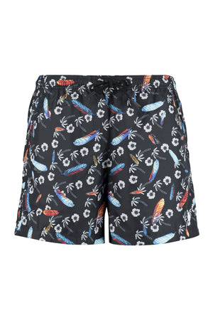 Printed swim shorts-0